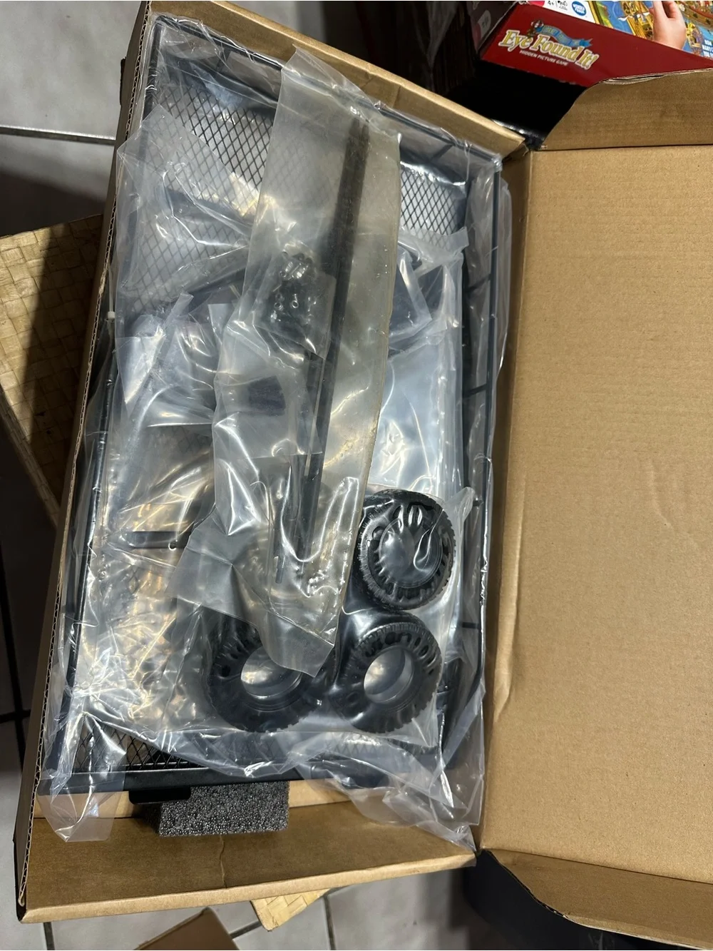 Black VR/AR Accessory Mount & Wheel Kit - Compatible Headset Stand